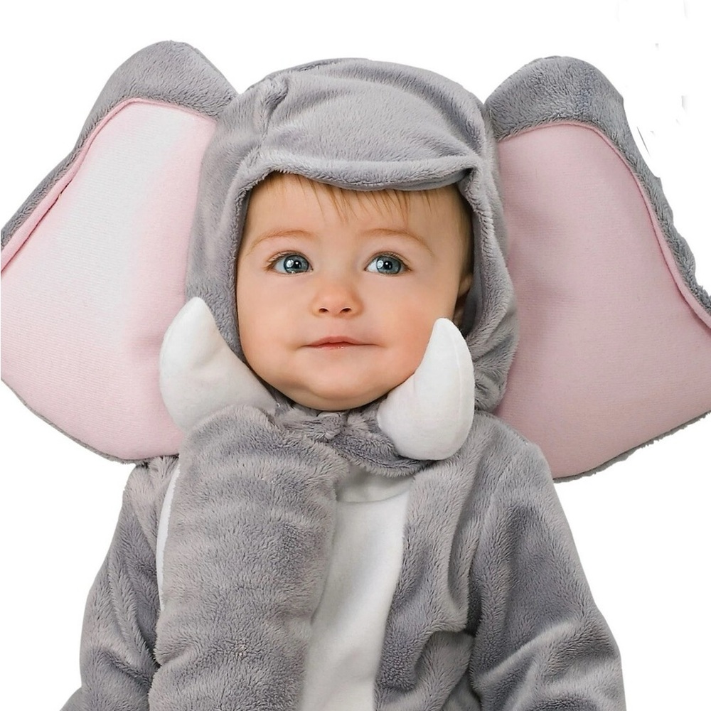 PLUSH Deluxe 2-Piece ELEPHANT COSTUME 6-12 month NEW in Package - Picture 3 of 8